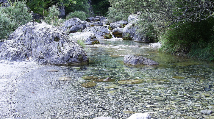 Csörgedező patak az Olymposzon